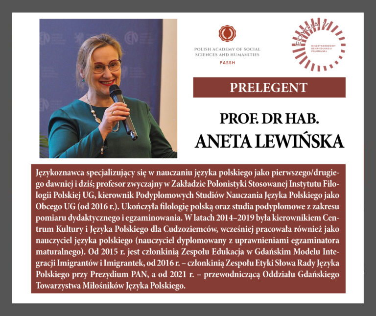 prof. dr hab. Aneta Lewińska