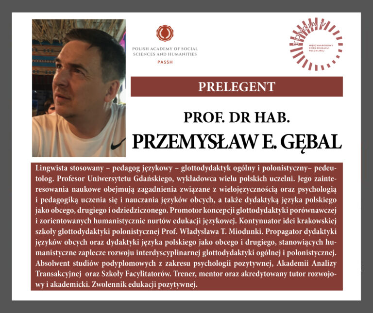 prof. dr hab. Przemysław Gębal